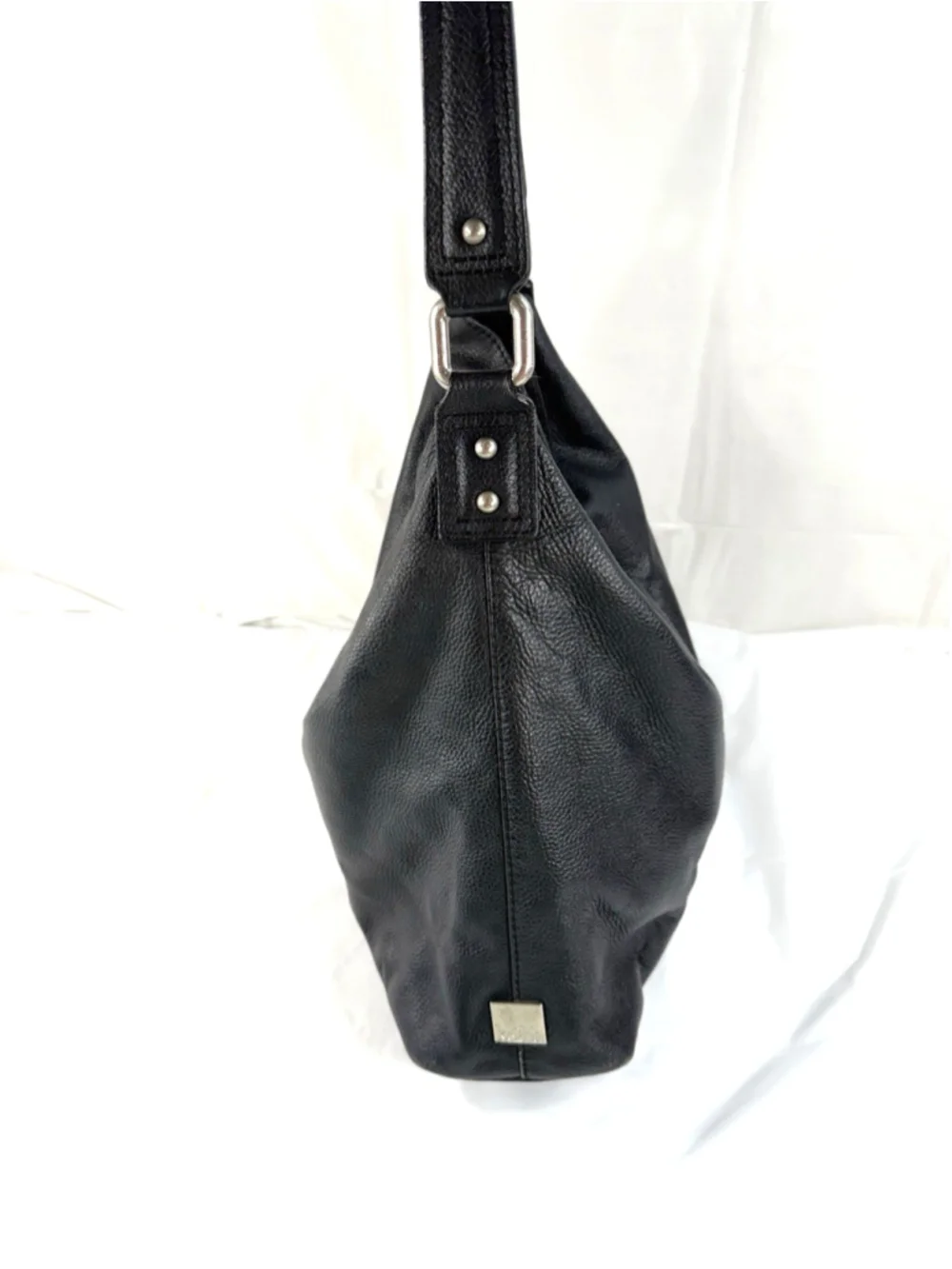 KOOBA Black Slouchy Leather Hobo Single Strap Shoulder Bag